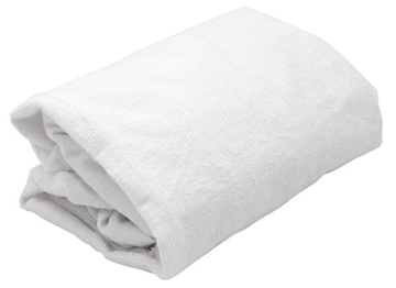 Image de Drap-housses imperméable blanc 120 x 60 cm